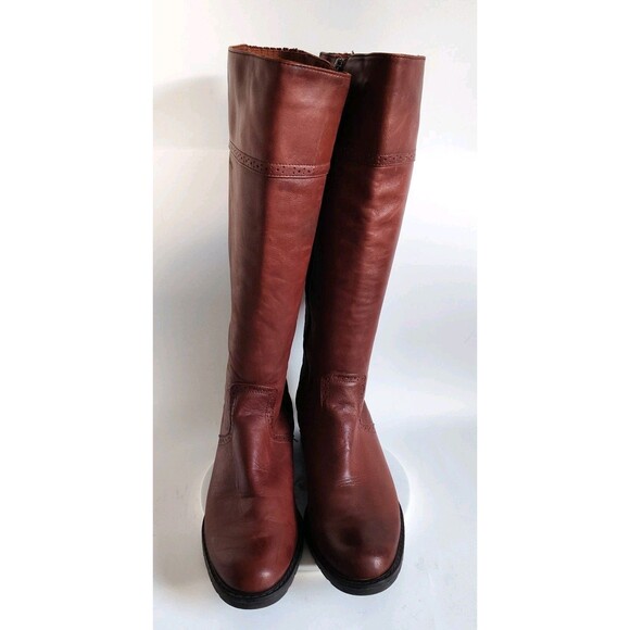Blondo Size 9 M Leather Knee High Tall Riding Boots Brown Canada Waterproof Warm - Picture 5 of 15
